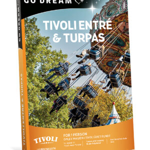 Go Dream TIVOLI ENTRÉ OG TURPAS- Oplevelsesgaver ENTERTAINMENT - Med denne oplevelsesgave får du en fantastisk tur i Tivoli med entré og turpas, så du